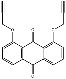 9,10-Anthracenedione, 1,8-bis(2-propyn-1-yloxy)- 结构式
