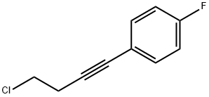 1-(4-Chlorobut-1-yn-1-yl)-4-fluorobenzene 结构式