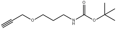 氨基甲酸N-[3-(2-丙炔-1-基氧基)丙基]-1,1-二甲基乙酯 结构式