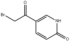 2(1 H )-Pyridinone, 5-(2-bromoacetyl) 结构式
