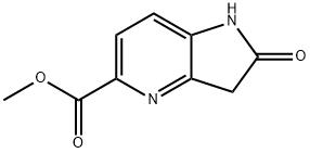 4-Aza-2-oxindole-5-carboxylic acid methyl ester 结构式