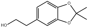 1,3-Benzodioxole-5-ethanol, 2,2-dimethyl- 结构式