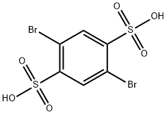 1,4-Benzenedisulfonic acid, 2,5-dibromo- 结构式