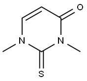 4(1H)-Pyrimidinone, 2,3-dihydro-1,3-dimethyl-2-thioxo- 结构式