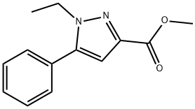JR-14003, Methyl 1-ethyl-5-phenyl-1H-pyrazole-3-carboxylate, 97% 结构式