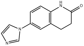 6-imidazol-1-yl-3,4-dihydro-1H-quinolin-2-one 结构式