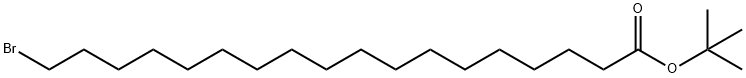 18-溴十八酸叔丁酯 结构式