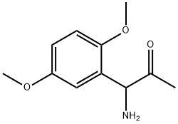 1-AMINO-1-(2,5-DIMETHOXYPHENYL)ACETONE 结构式