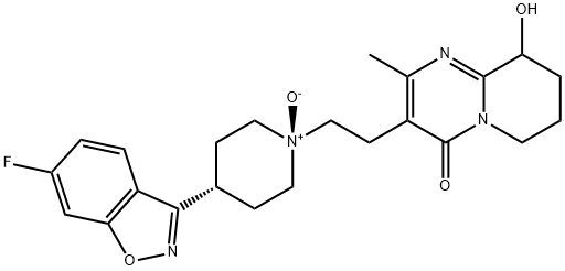 利培酮反式N-氧化物 结构式