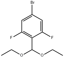 5-溴-2-二乙氧基甲基-1,3-二氟苯 结构式