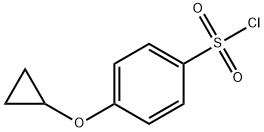 4-环丙氧基苯磺酰氯 结构式