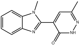 6-甲基-4-(1-甲基-1H-1,3-苯并二唑-2-基)-2,3-二氢哒嗪-3-酮 结构式