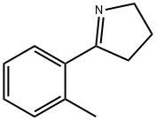 5-(邻甲苯基)-3,4-二氢-2H-吡咯 结构式