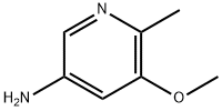 5-甲氧基-6-甲基吡啶-3-胺 结构式