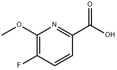 5-氟-6-甲氧基吡啶甲酸 结构式