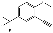 2-乙炔基-1-甲氧基-4-(三氟甲基)苯 结构式