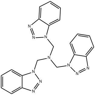 三(1H-苯并[D][1,2,3]三唑-1-基)甲基)胺 结构式