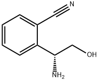 (R)-2-(1-氨基-2-羟乙基)苯腈 结构式