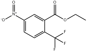 5-硝基-2-三氟甲基苯甲酸乙酯 结构式