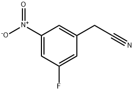 2-(3-氟-5-硝基苯基)乙腈 结构式