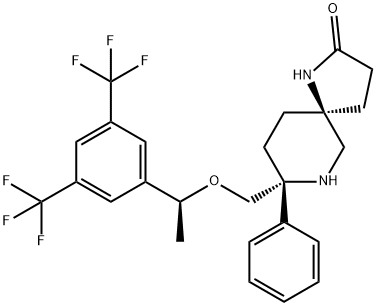 Rolapitant (1S,2R,3S)-Isomer 结构式
