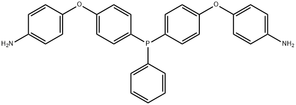 4,4'-[(苯基亚膦酰)双(4,1-苯氧基)]双苯胺 结构式