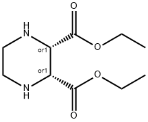 REL-(2R,3S)-哌嗪-2,3-二羧酸二乙酯 结构式