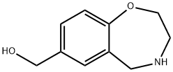 1,4-benzoxazepine-7-methanol, 2,3,4,5-tetrahydro- 结构式