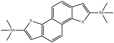 2,7-双(三甲基锡基)萘并[1,2-B:5,6-B']二噻吩 结构式