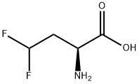 (2S)-2-amino-4,4-difluorobutanoic acid 结构式