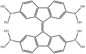 2,2',7,7'-四硼酸-9,9-联亚芴基 结构式