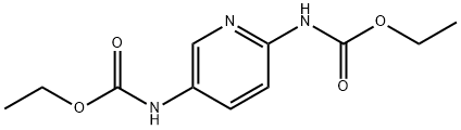 Carbamic acid, 2,5-pyridinediylbis-, diethyl ester (9CI) 结构式