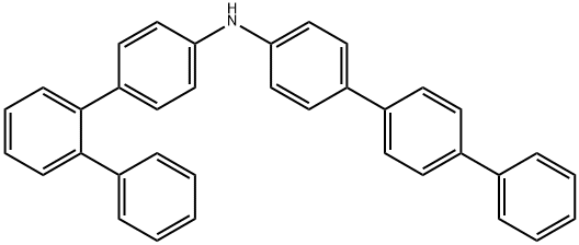 N-(4-对三联苯基)-(4-邻三联苯基)-4-胺 结构式