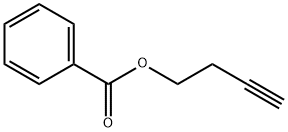 3-丁炔基苯甲酸酯 结构式
