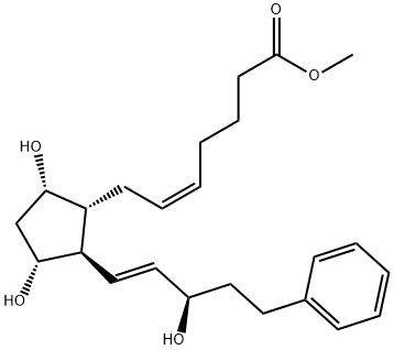 Bimatoprost Acid 15-Epi Methyl Ester 结构式