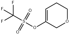 Trifluoro-methanesulfonic Acid 5,6-Dihydro-2h-pyran-3-yl Ester 结构式