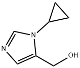 (1-环丙基-1H-咪唑-5-基)甲醇 结构式