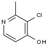 3-氯-2-甲基吡啶-4-醇 结构式