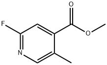 2-氟-5-甲基异烟酸甲酯 结构式