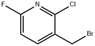 3-(溴甲基)-2-氯-6-氟吡啶 结构式