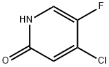 4-氯-5-氟吡啶-2(1H)-酮 结构式