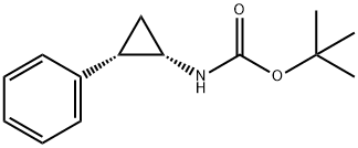 叔-丁基 ((1S,2S)-2-苯基环丙基)氨基甲酯 结构式