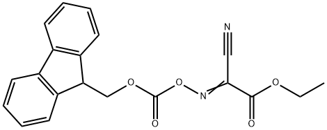 2-芴甲氧羰基亚胺氰基乙酸乙酯 结构式