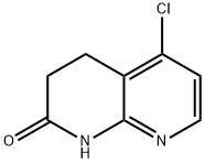 5-氯-3,4-二氢-1,8-萘啶-2(8H)-酮 结构式