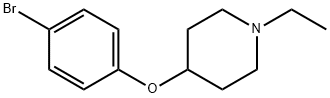 4-(4-bromophenoxy)-1-ethylpiperidine 结构式