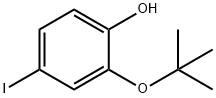 2-(叔丁氧基)-4-碘苯酚 结构式