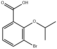 3-溴-2-异丙氧基苯甲酸 结构式