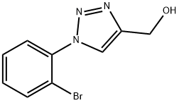 1-(2-溴苯基)-1H-1,2,3-三唑-4-基]甲醇 结构式