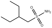 2-乙基丁烷-1-磺酰胺 结构式