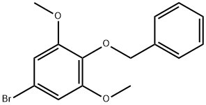 Benzene, 5-bromo-1,3-dimethoxy-2-(phenylmethoxy)- 结构式